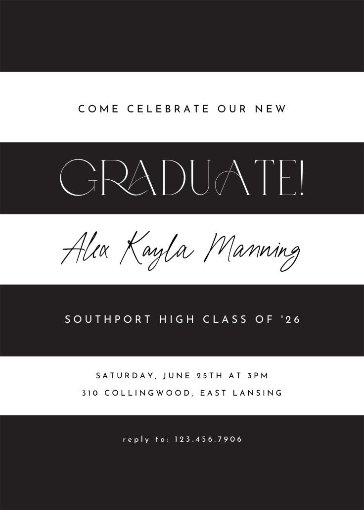 Newly Minted Graduation Party Invitation Template (Free) Greetings